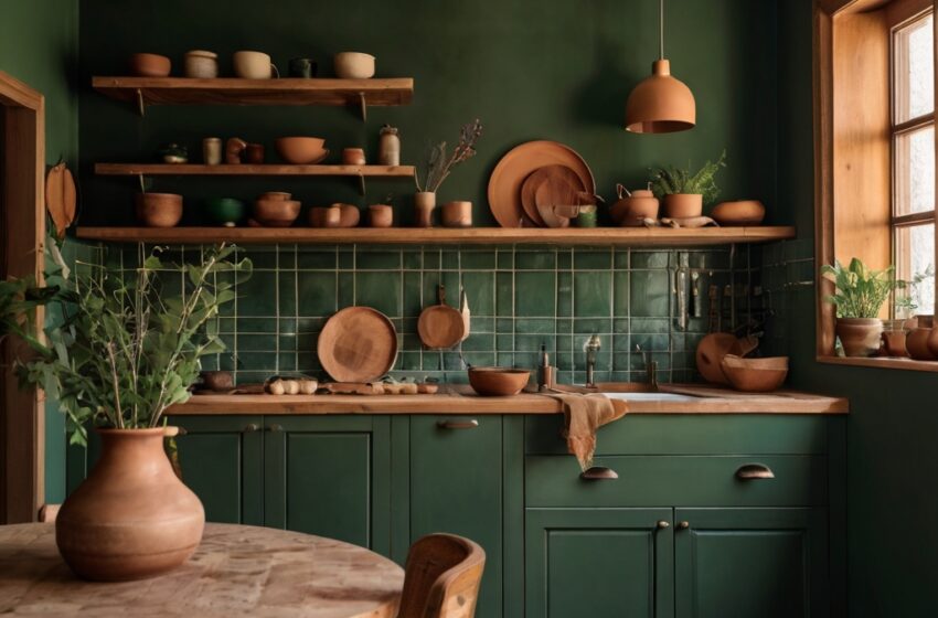  Dark Green Kitchen Cabinet Ideas