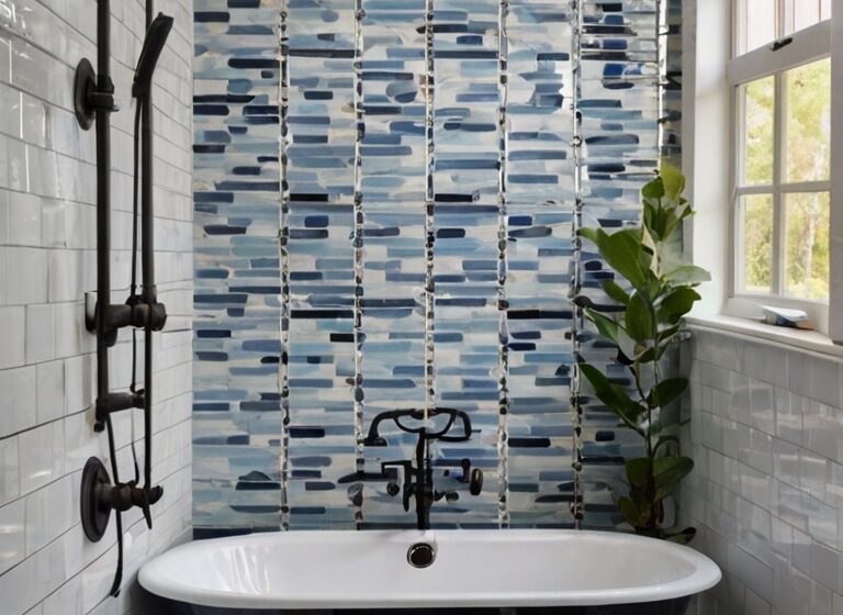 Blue and White Bathroom Tiles Ideas
