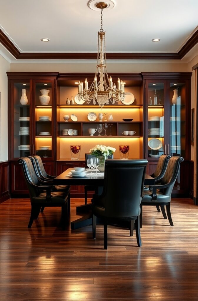 flux schnell luxury dining area with richly stained floortocei 3