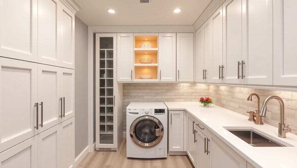 flux schnell luxury pantry laundry room combo featuring creamy 1