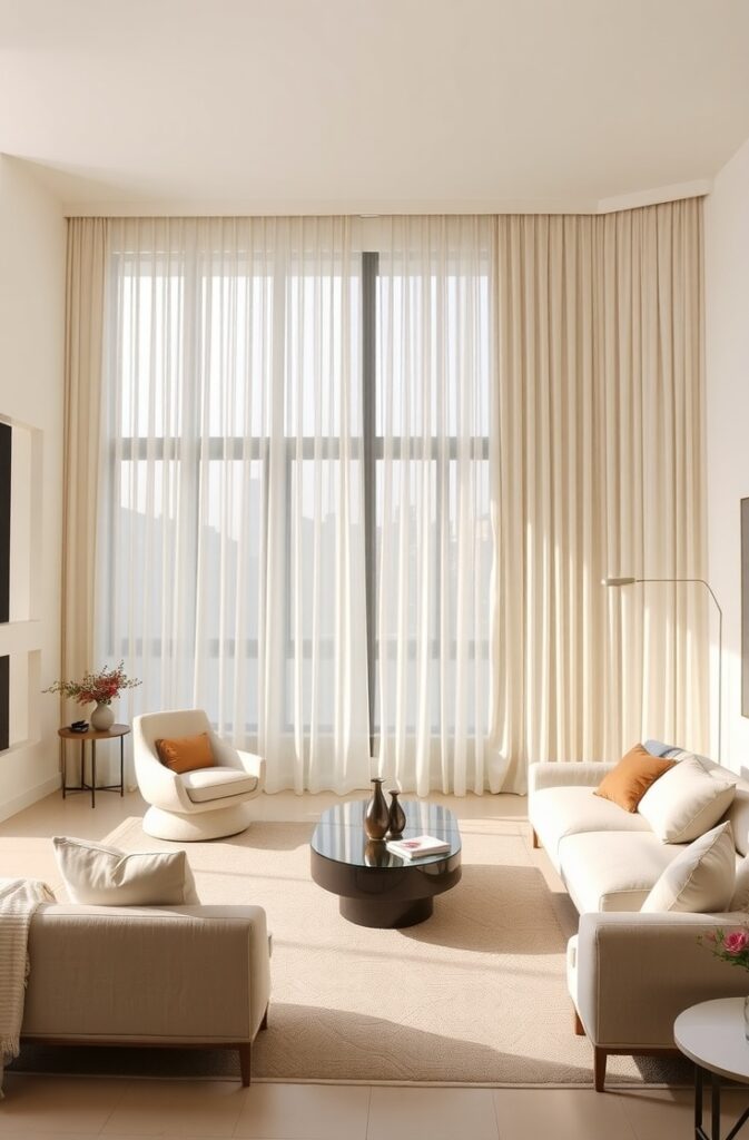 flux schnell modern living room with floortoceiling curtains i 2 (1)